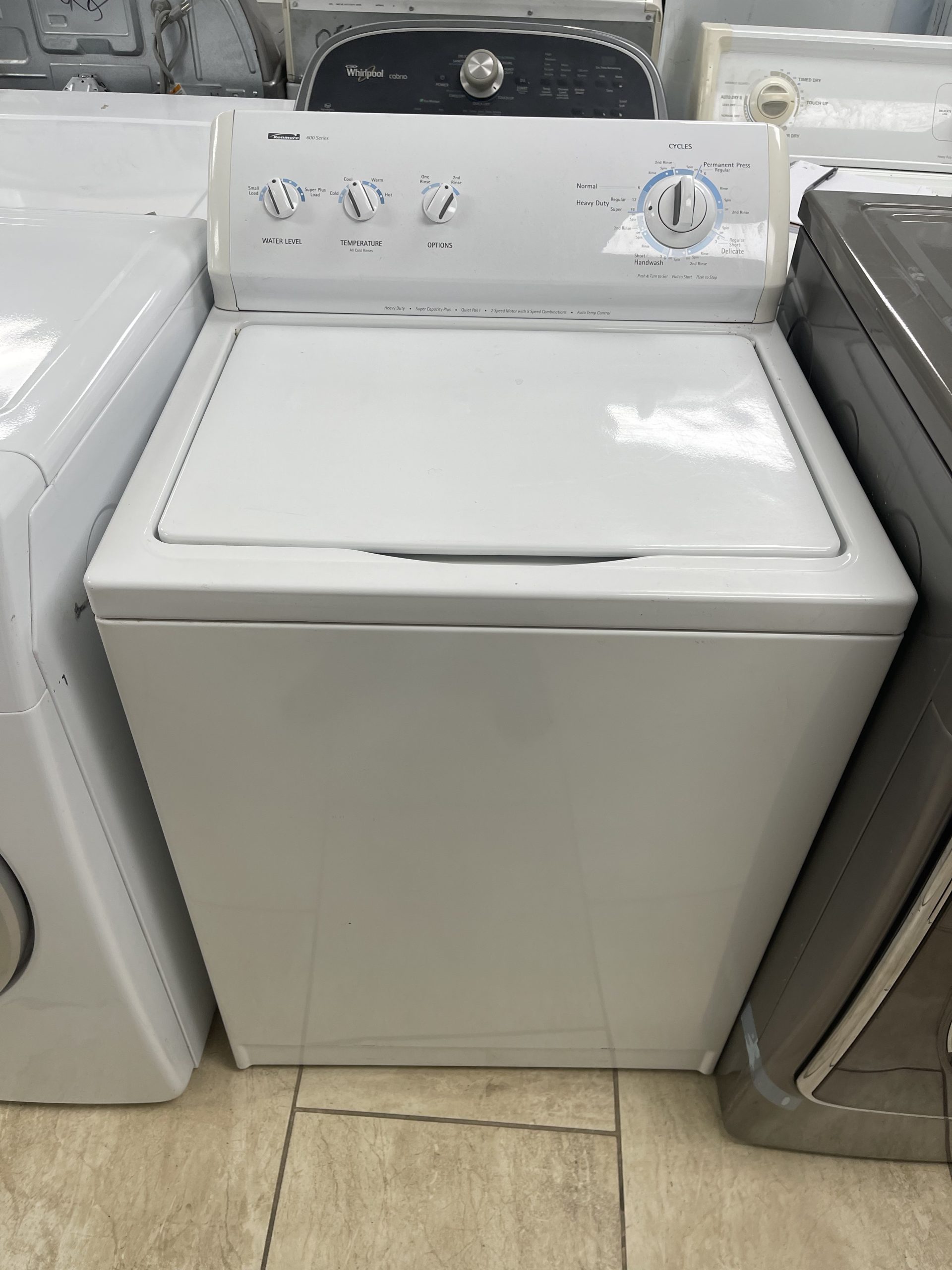 kenmore 600 series washer